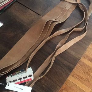 Ada Wrap Belt. Tan. NEW!